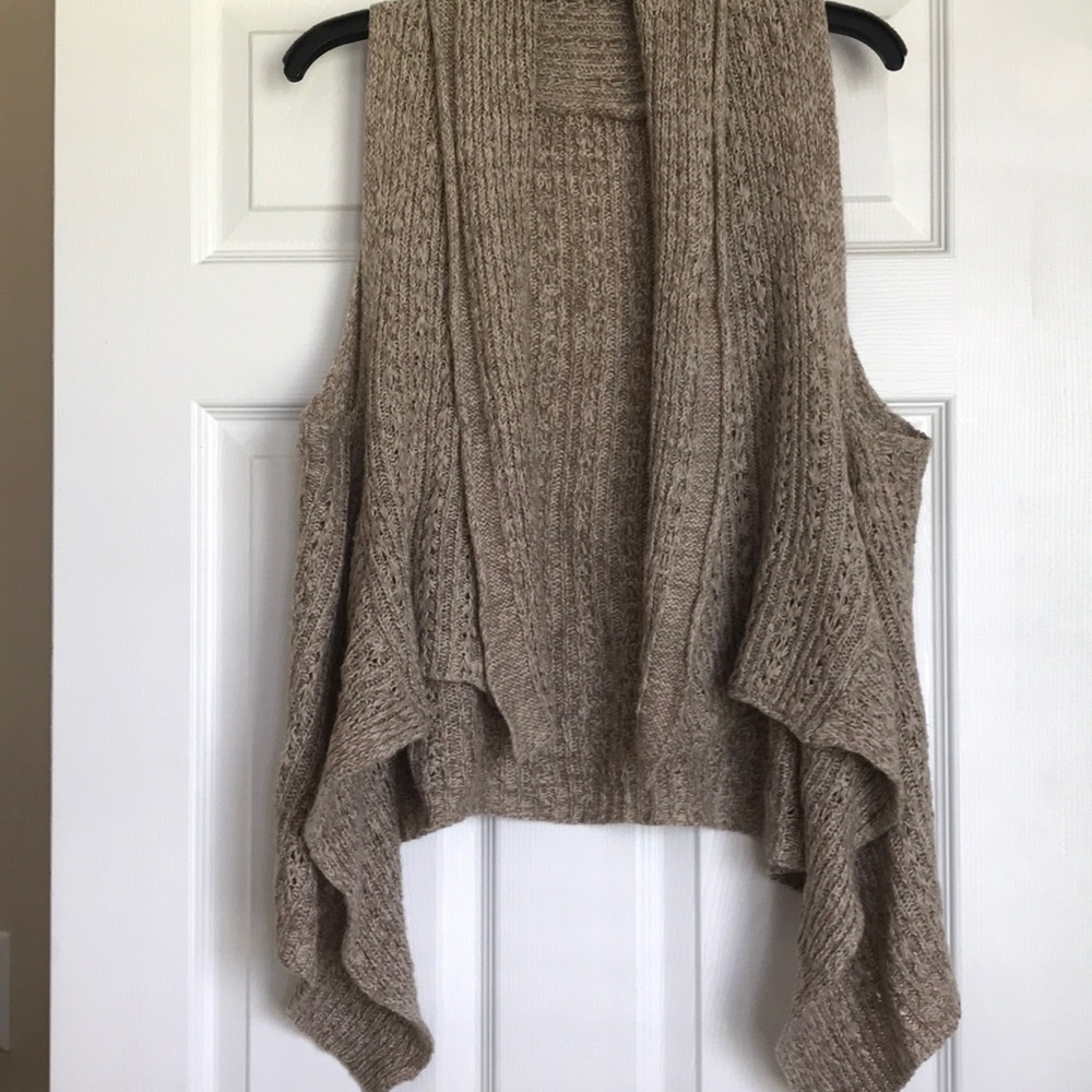 Sweater Vest Open Cardigan